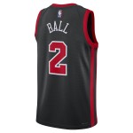 Maillot NBA Chicago Bulls Lonzo Ball Nike 2023-24 City Edition Noir Swingman - Homme